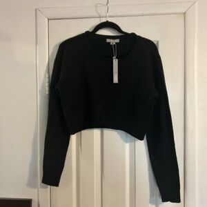 NWT CROPPED SOLEMIO SWEATER